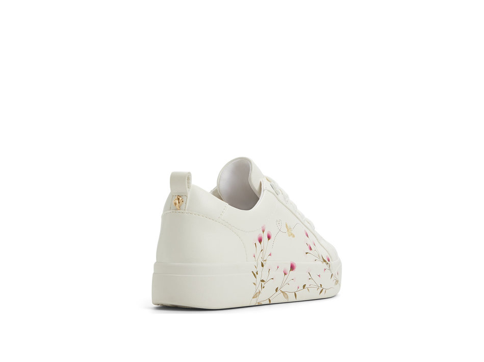 White sneaker WILDFLOWERS