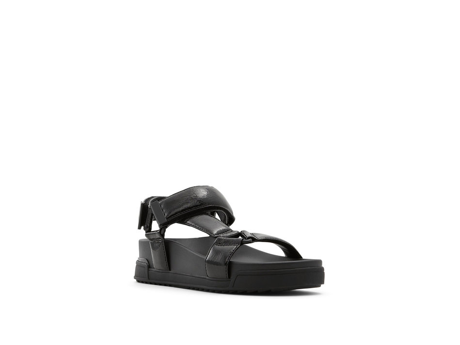 Black sandal footbed TALANA