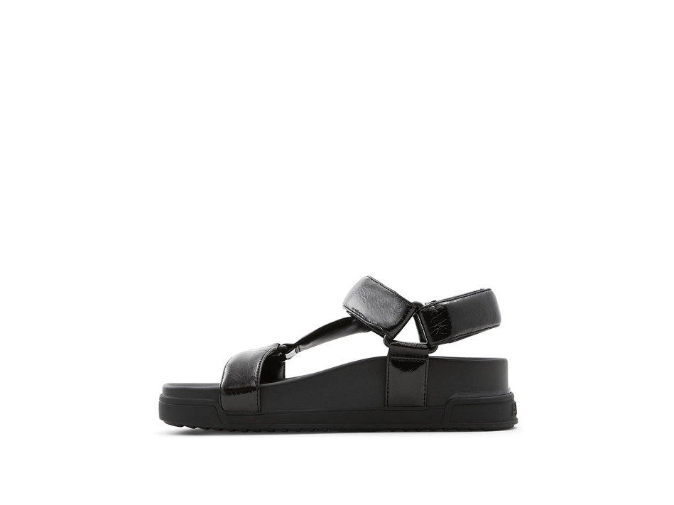 Black sandal footbed TALANA