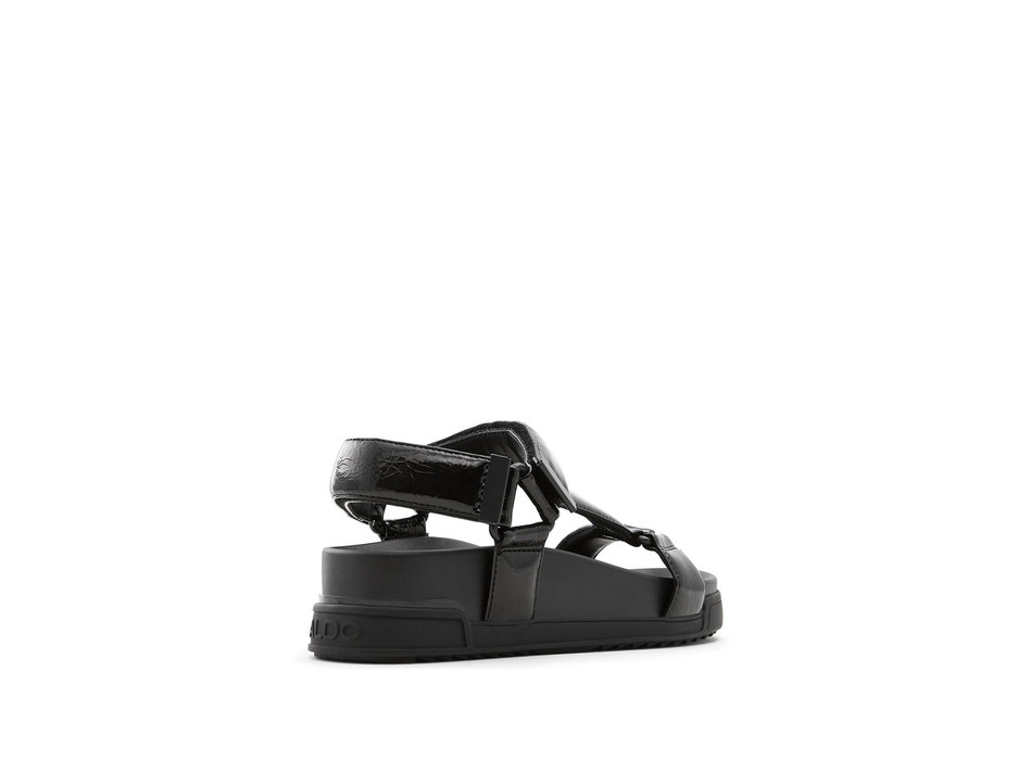 Black sandal footbed TALANA