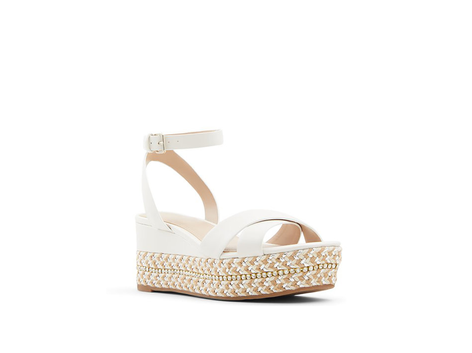 White espadrille sandal LAUNIA