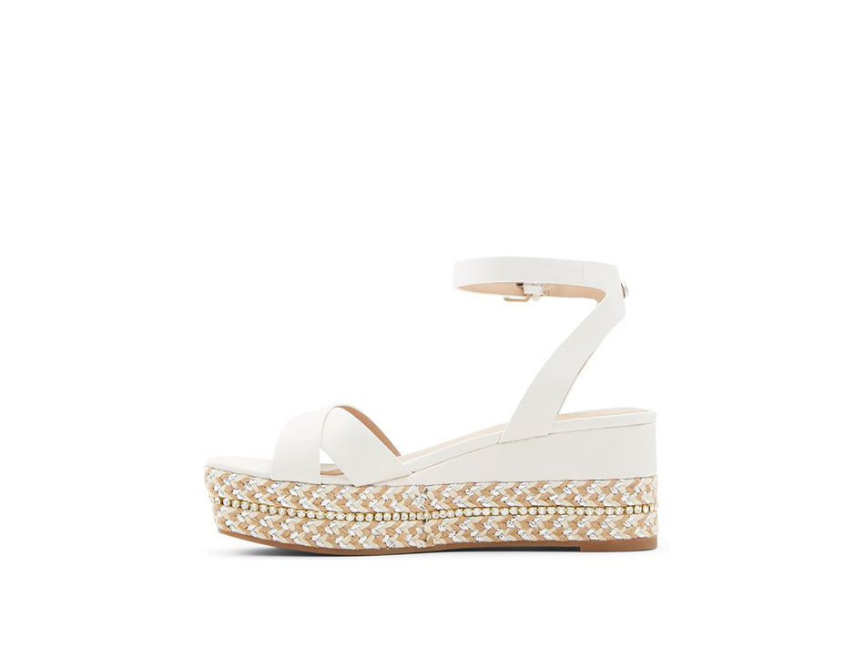 White espadrille sandal LAUNIA