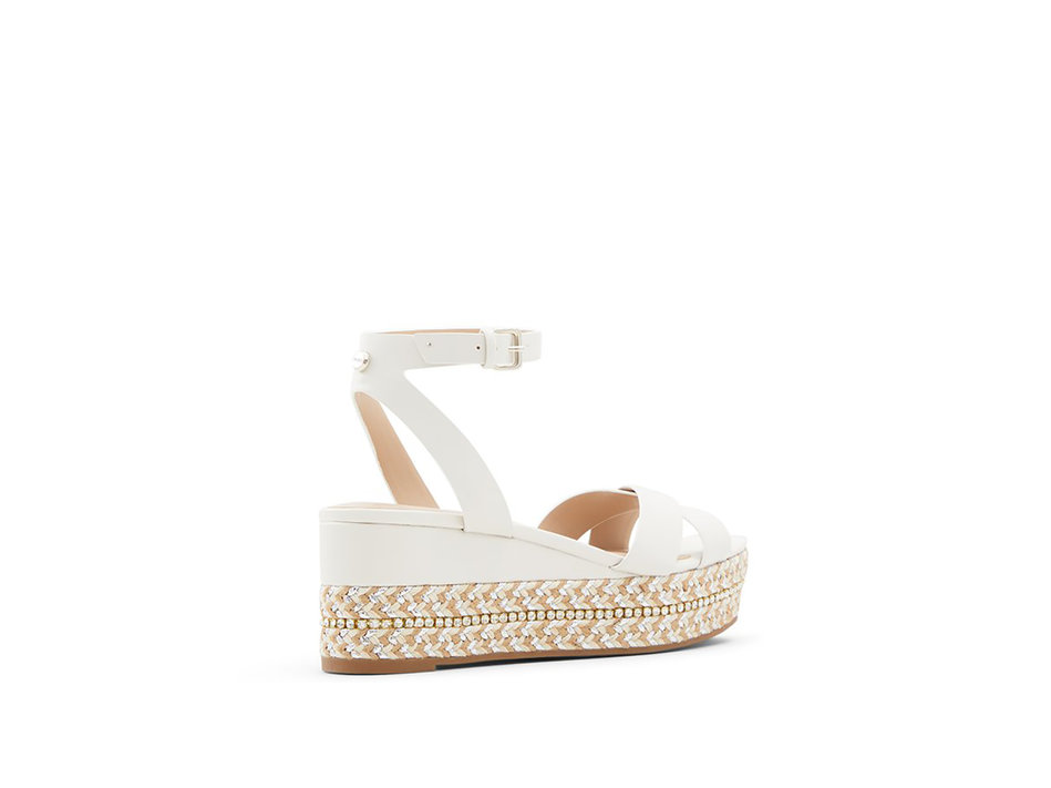 White espadrille sandal LAUNIA