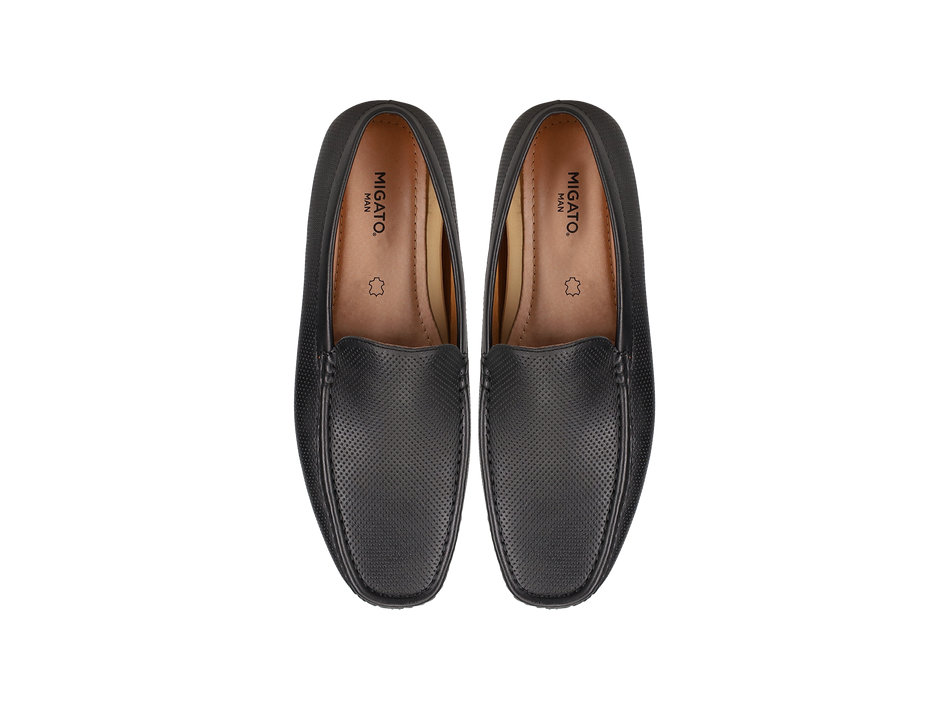 Mens black loafer