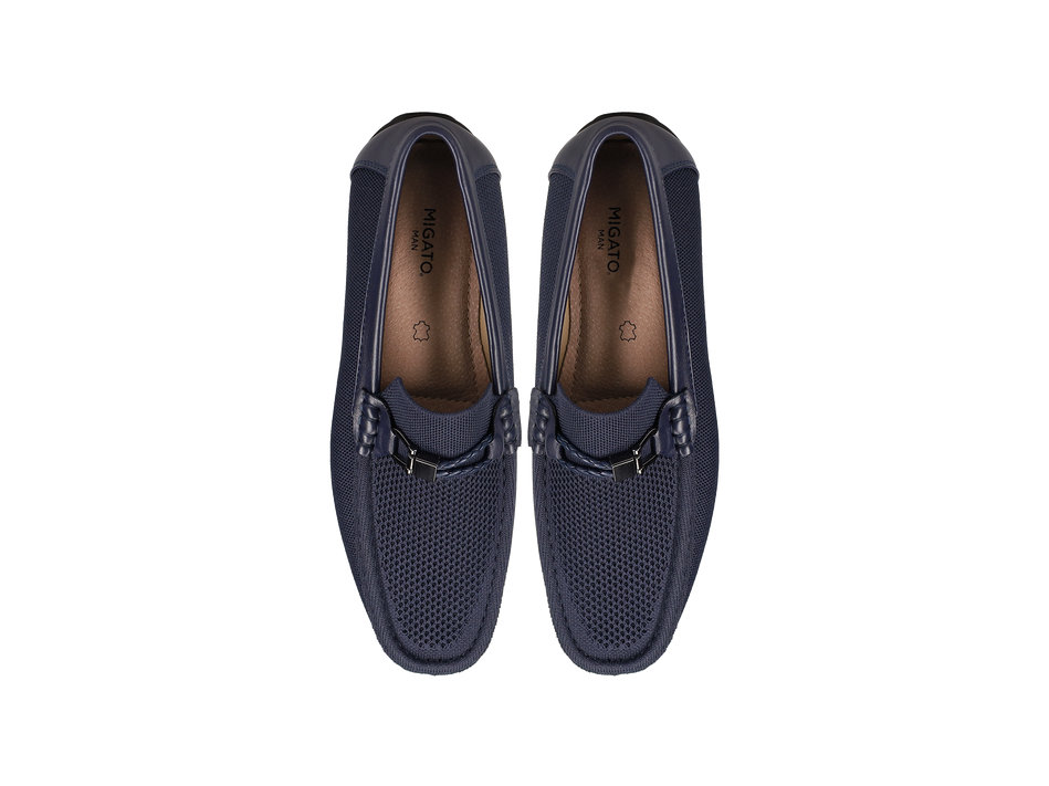 Mens navy blue loafer