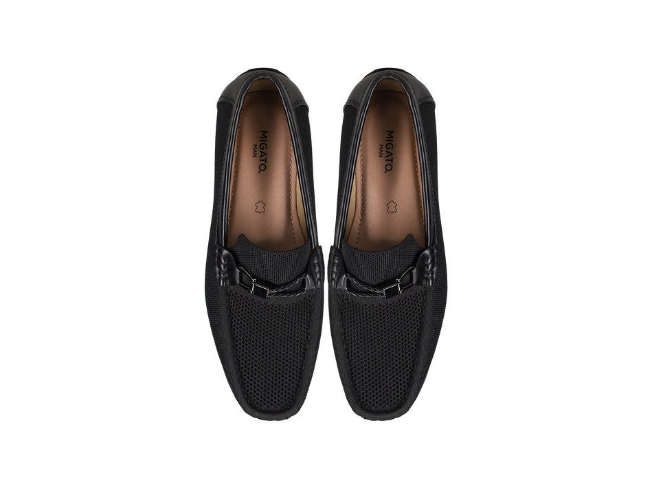 Mens black loafer