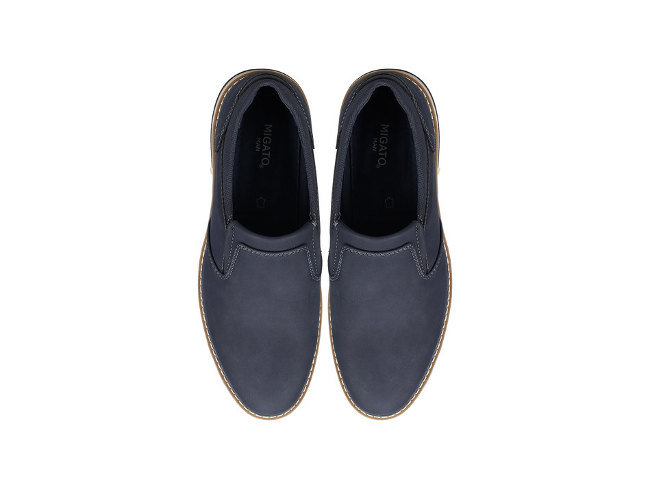 Mens blue loafer