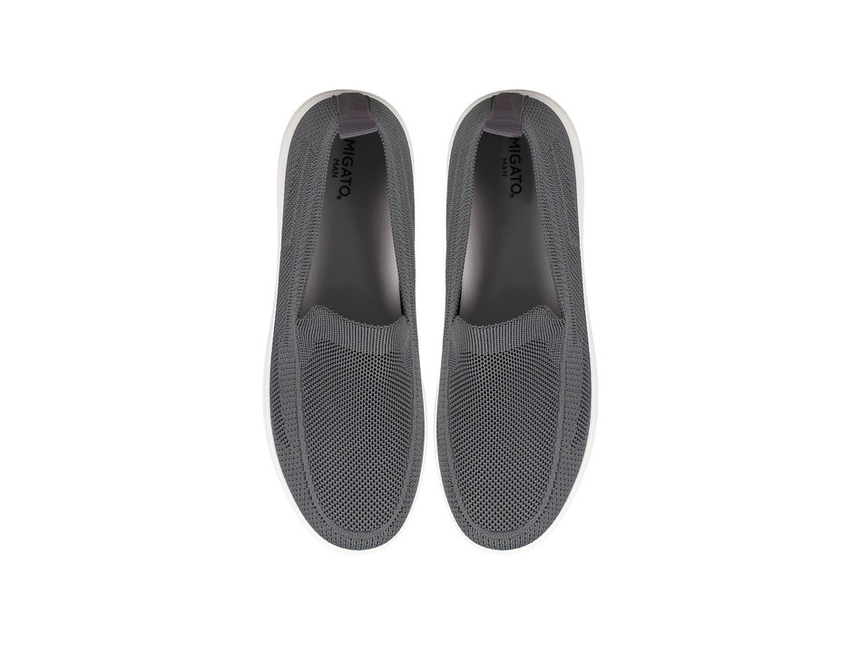 Mens grey loafer