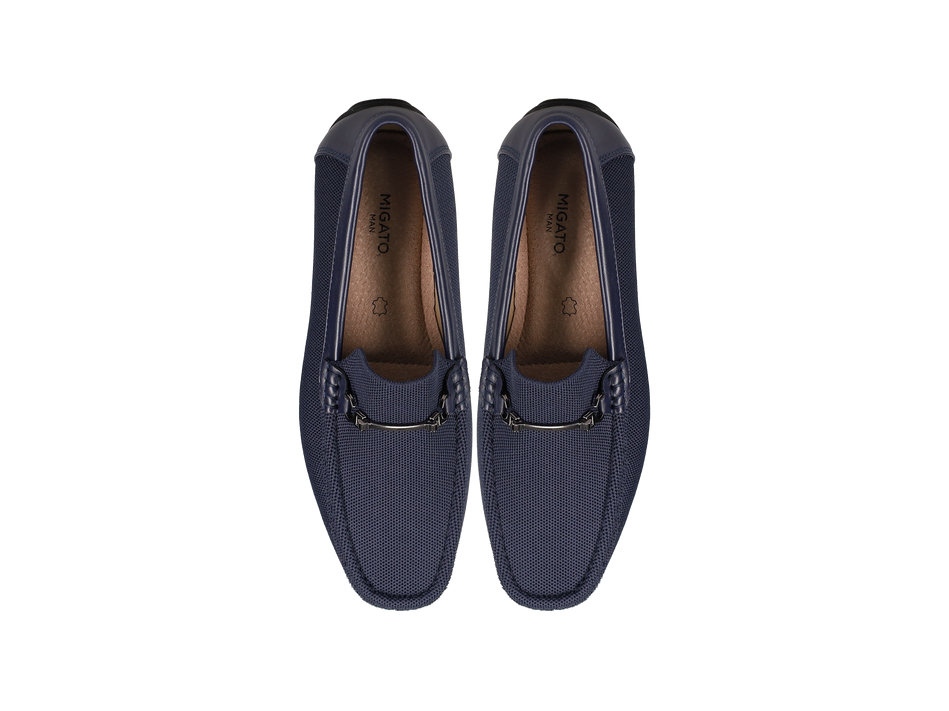 Mens navy blue loafer