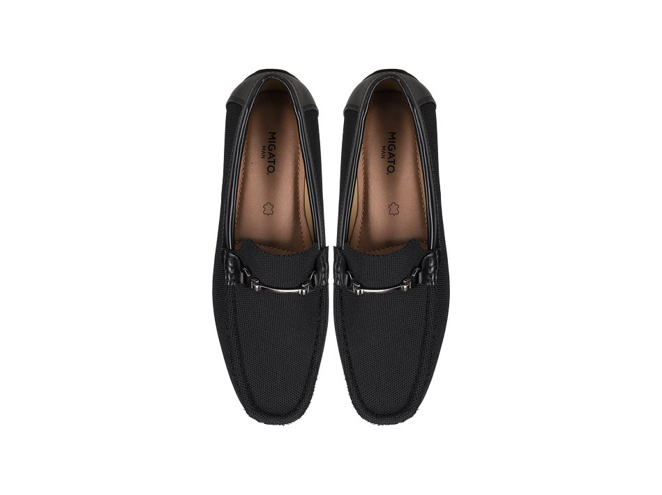 Mens black loafer