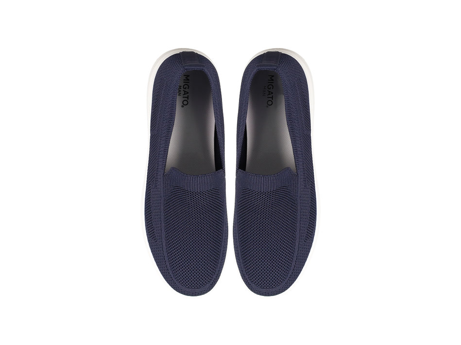 Mens navy blue loafer