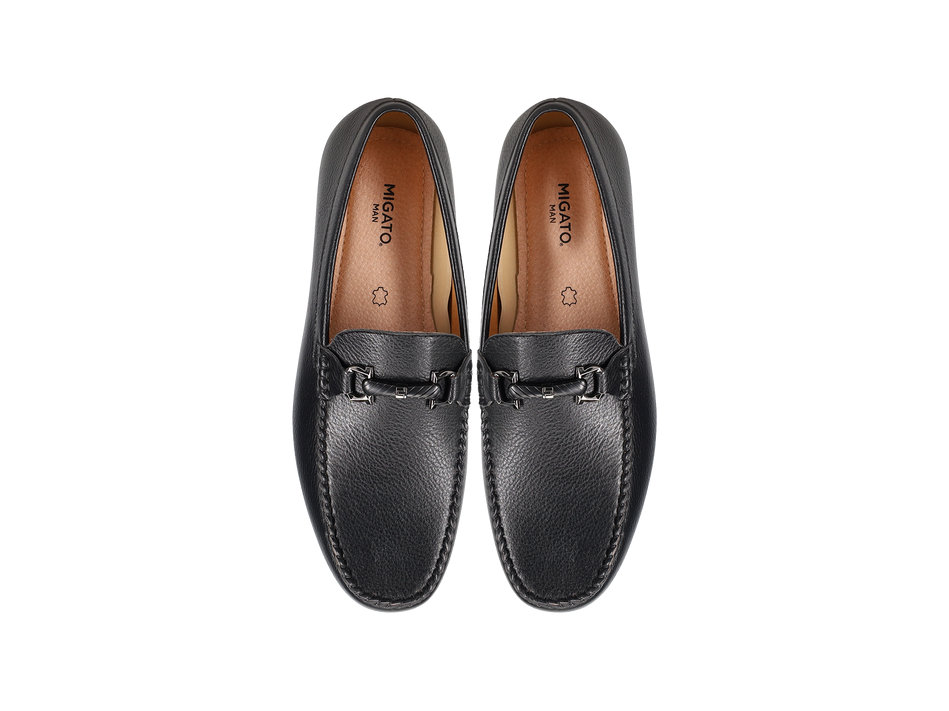 Mens black loafer