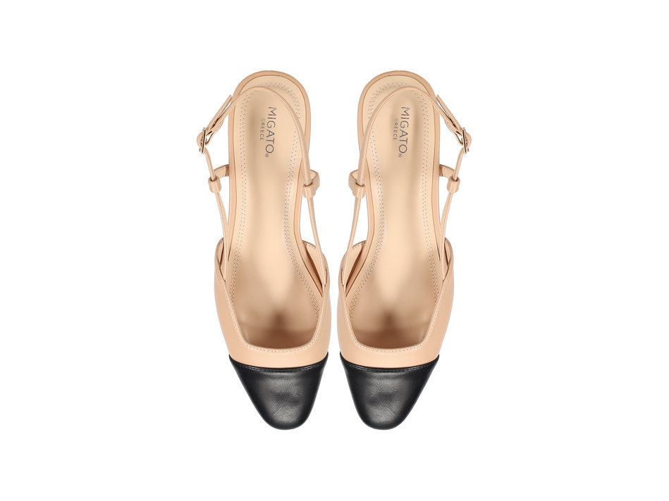 Beige ballet flat