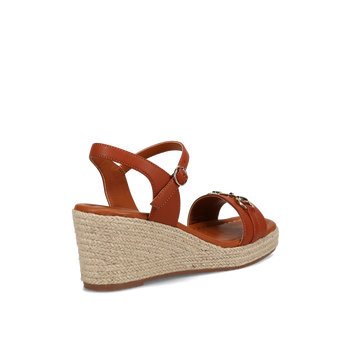 Tan wedge sandal