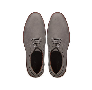 Men''s grey Oxford shoe