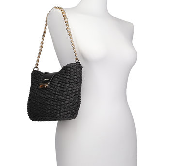 Black shoulder bag