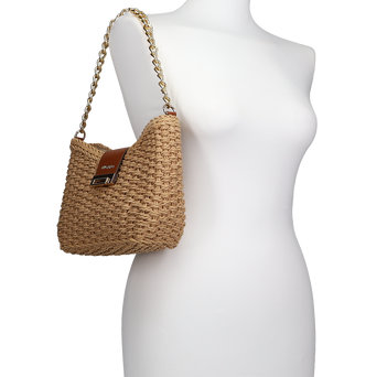 Brown shoulder bag