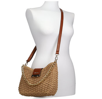 Brown shoulder bag