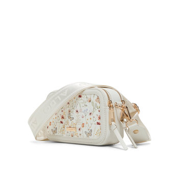 White floral crossbody bag MASUMA