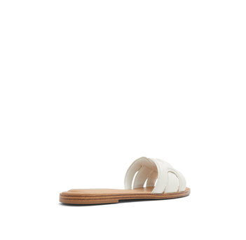 White leather sandal ELENAA