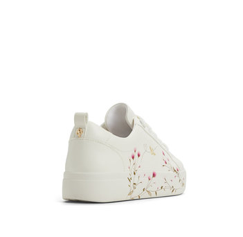 White sneaker WILDFLOWERS