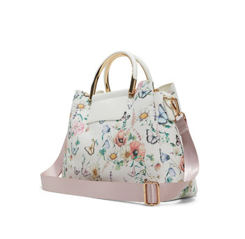 White floral handbag SLOANA