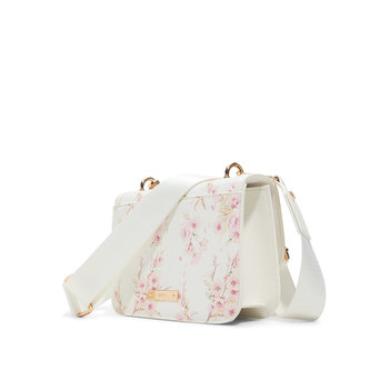 White floral crossbody bag KAILEIGH