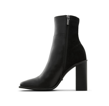 Black leather bootie LIIAM