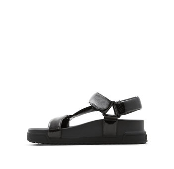 Black sandal footbed TALANA