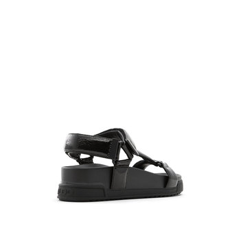 Black sandal footbed TALANA