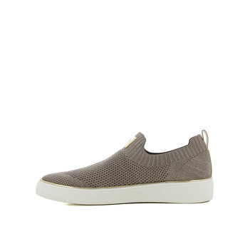 Taupe slip-on sneaker