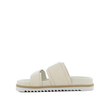 Beige footbed sandal