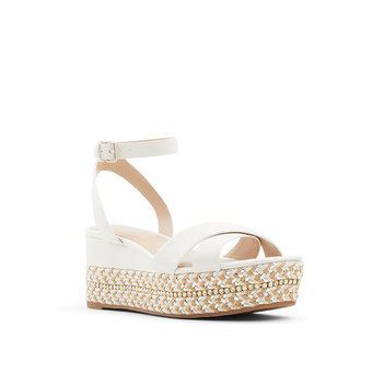 White espadrille sandal LAUNIA