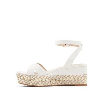 White espadrille sandal LAUNIA