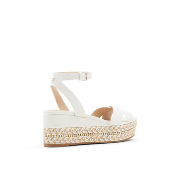 White espadrille sandal LAUNIA